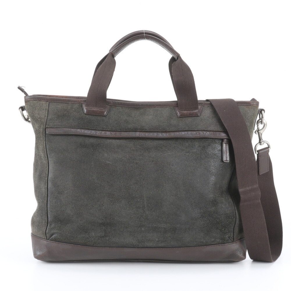 Coach Leather 2-Way Shoulder Bag, Messenger Tote Bag - Brand Name Men's